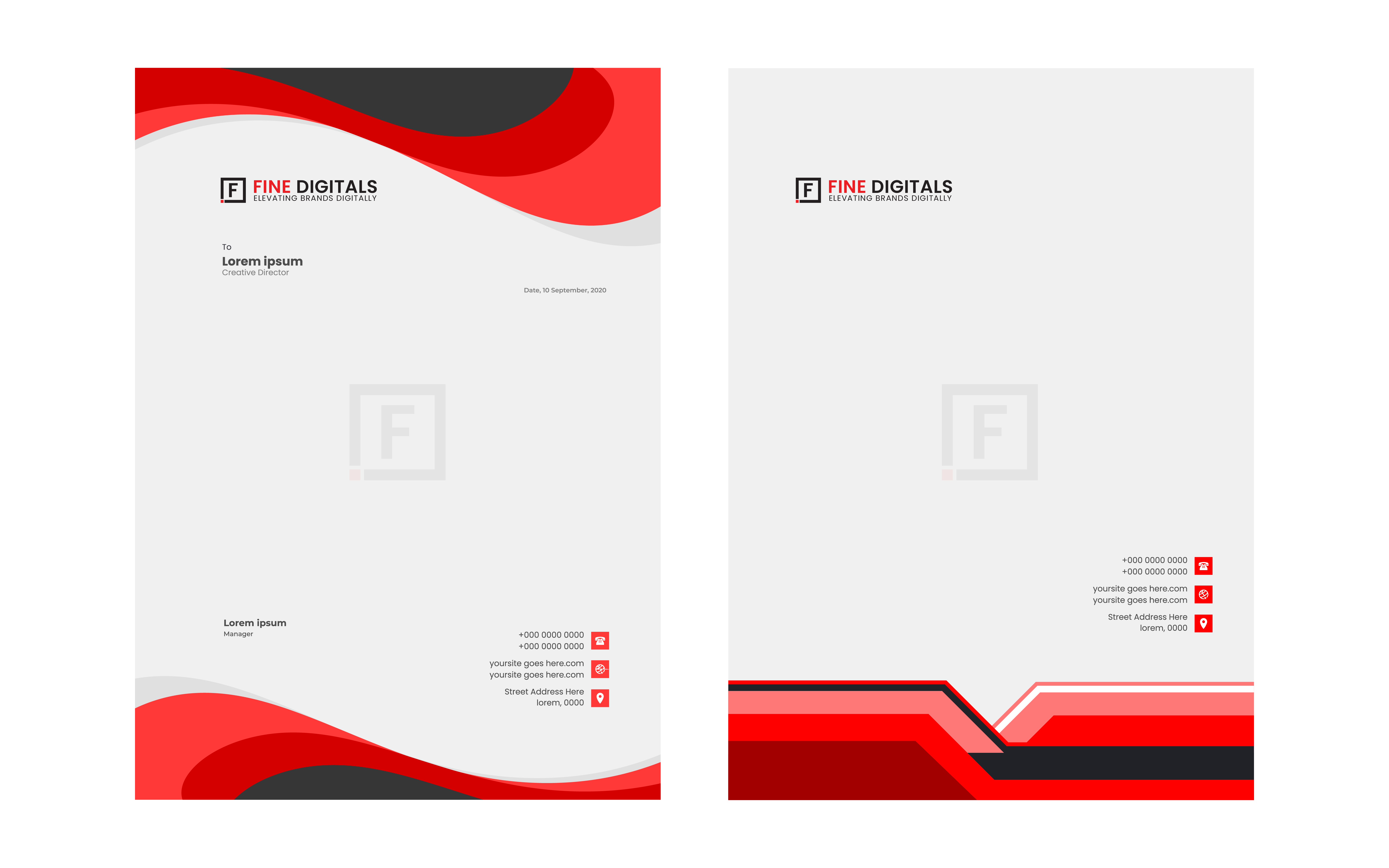 Professional Letterhead Design Services in Mangalore