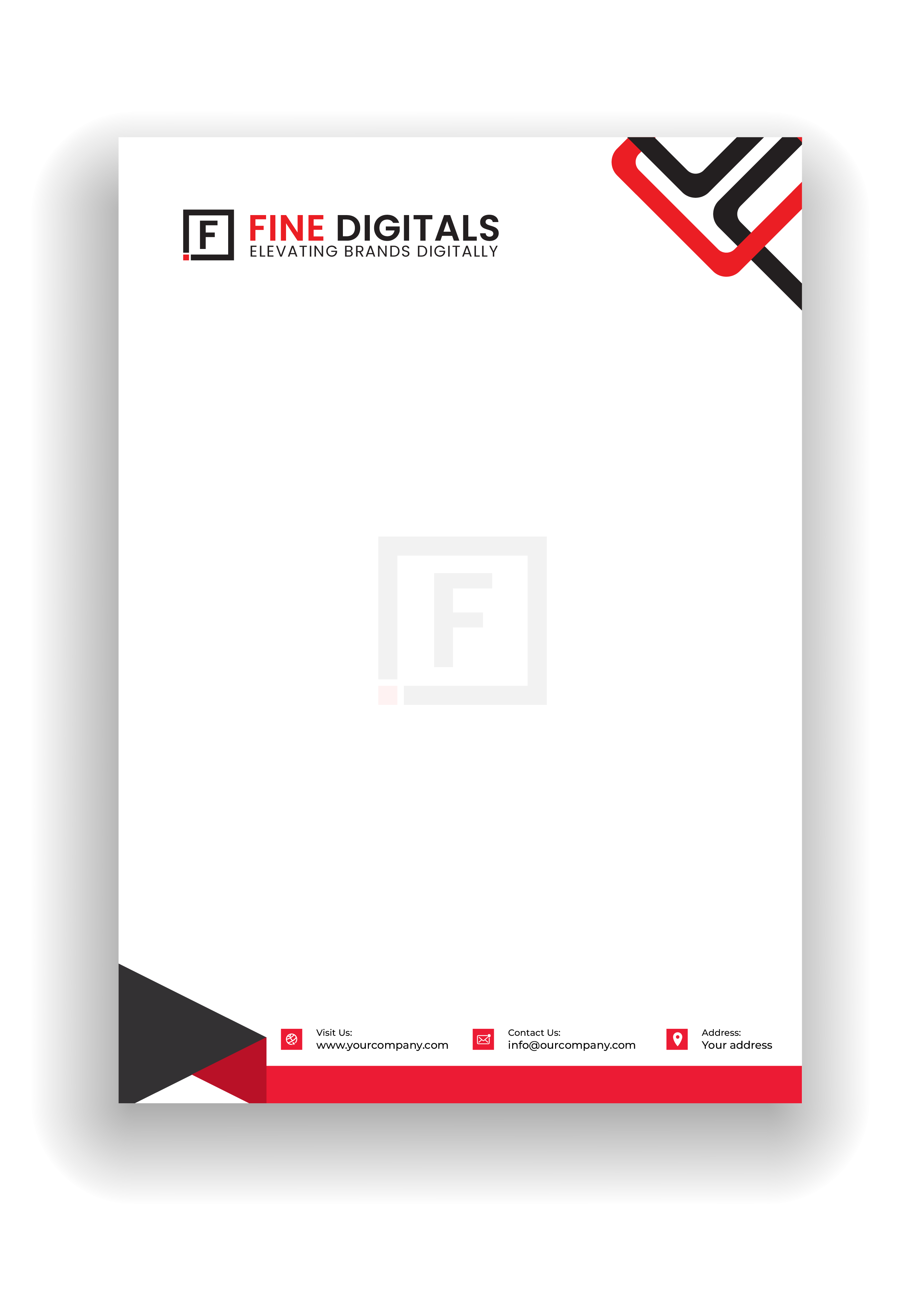 Professional Letterhead Design Services in Mangalore
